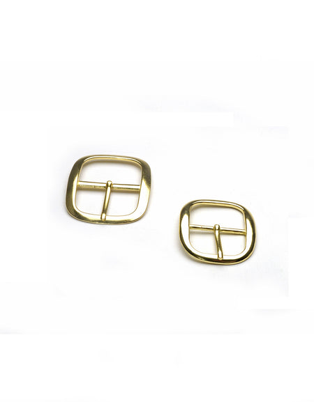 Econo Centre Bar Buckle - Brass Finish from Identity Leathercraft