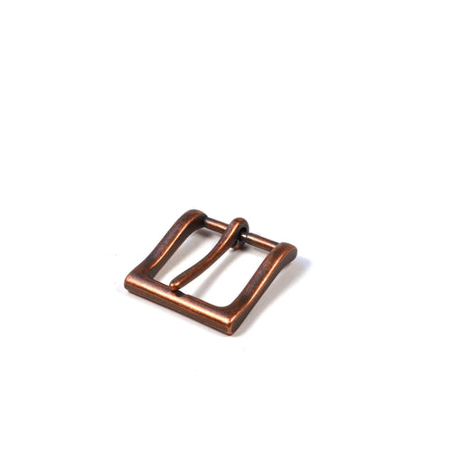 Load image into Gallery viewer, Aged copper effect belt or strap buckle for leathercraft
