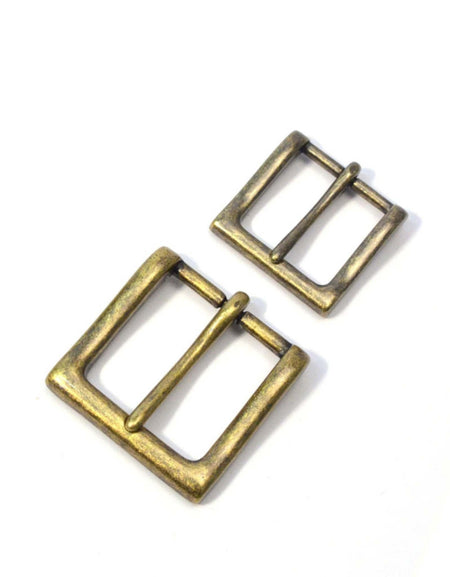 Antique Brass belt buckle for leather belt making and for use on bag straps