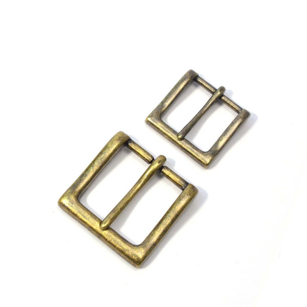 Antique Brass belt buckle for leather belt making and for use on bag straps