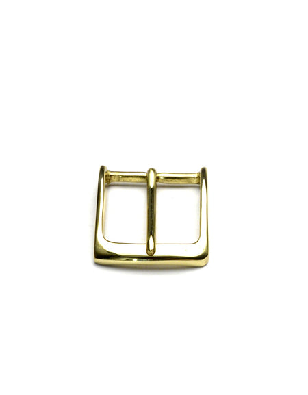 32mm Solid Brass Midtown Brass Belt Buckle from Identity Leathercraft