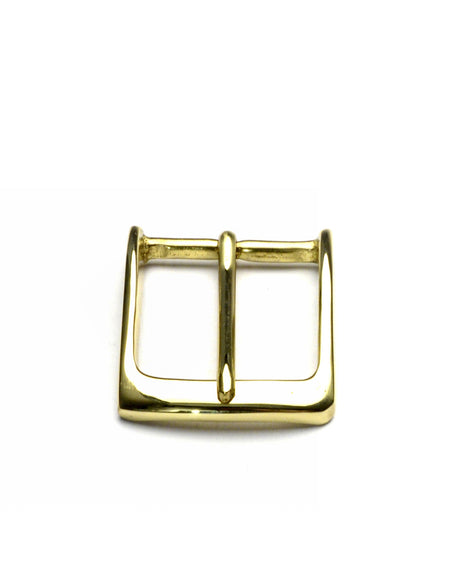 38mm Solid Brass Midtown Brass Belt Buckle from Identity Leathercraft