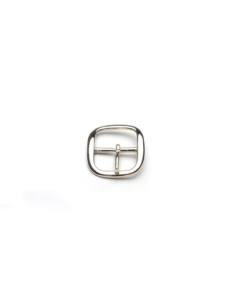 32mm Centre Bar Buckle Nickel Over Solid Brass from Identity Leathercraft