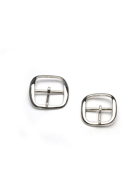Centre Bar Buckles Nickel Over Solid Brass from Identity Leathercraft