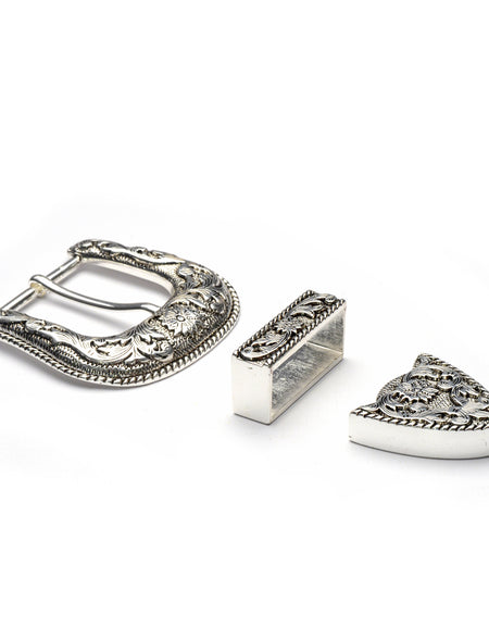 Victoria Engraved Buckle Set from Identity Leathercraft 