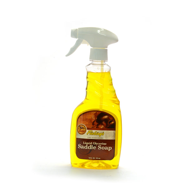 Fiebing's Liquid Saddle Soap Pump Spray from Identity Leathercraft