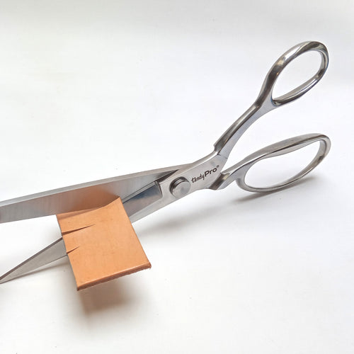 Load image into Gallery viewer, Professional high quality shears, ideal for cutting vegetable tanned leather, and all other leather types. 
