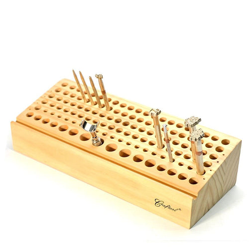 Wooden Craft Tool Rack | identityleathercraft