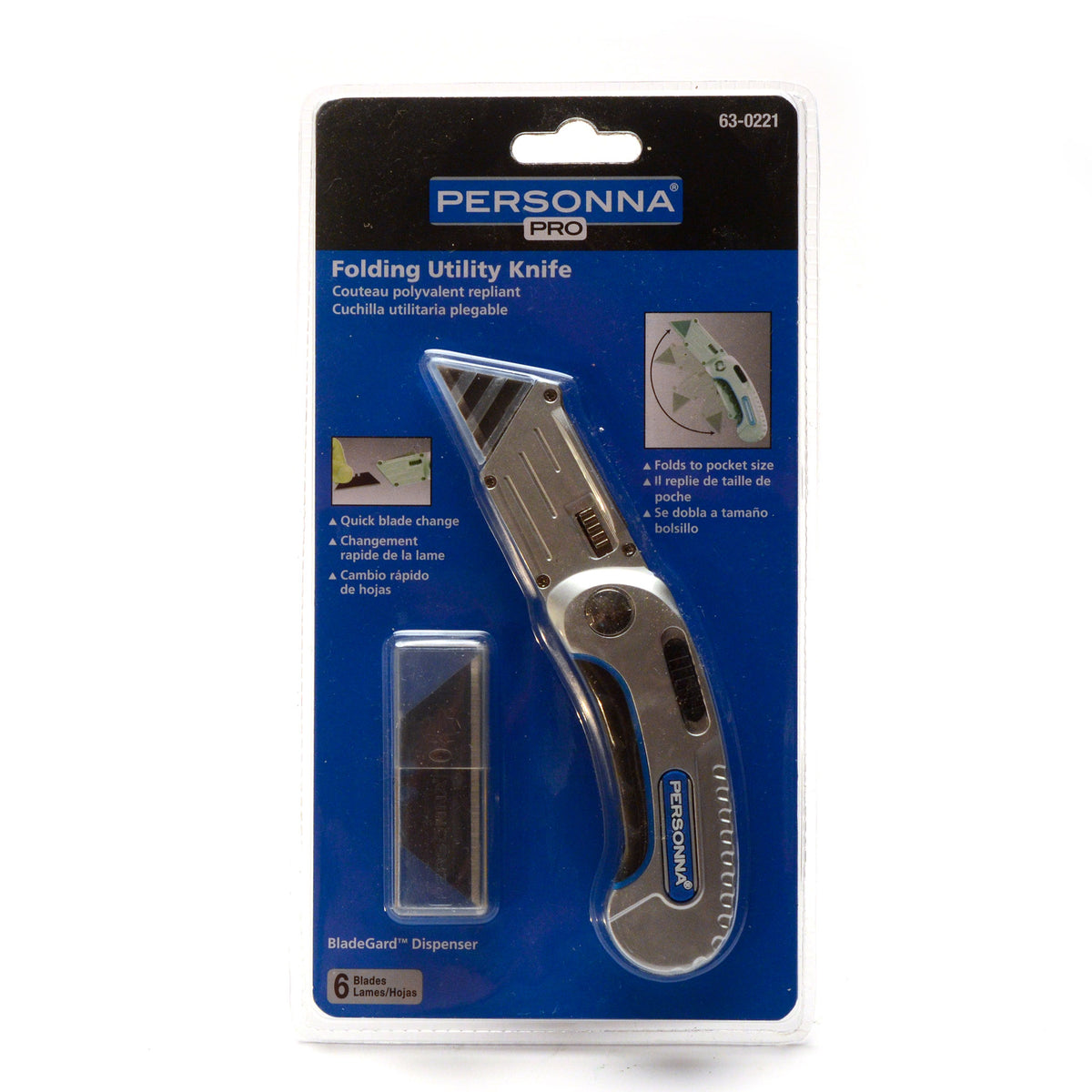 Personna® Folding Utility Knife | identityleathercraft