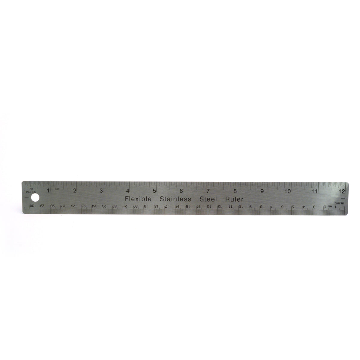 Cork Back Non-Slip Metal Ruler | identityleathercraft