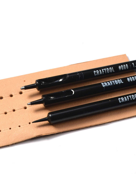Fine Detail hand drive punches for stitch holes and detail leathercraft