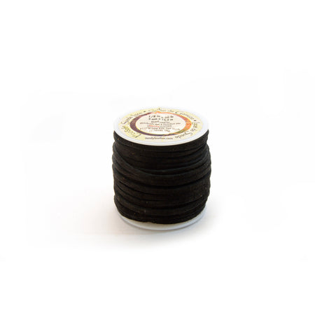 Black Ecosof®t Suede Lace from Identity Leathercraft