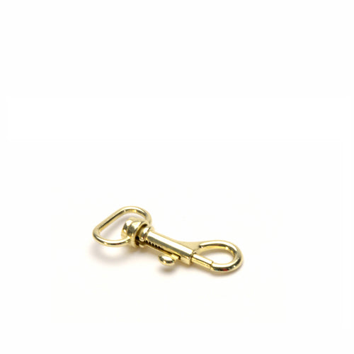 Load image into Gallery viewer, 19mm Bag/All Purpose Swivel Clip - Brass from Identity Leathercraft
