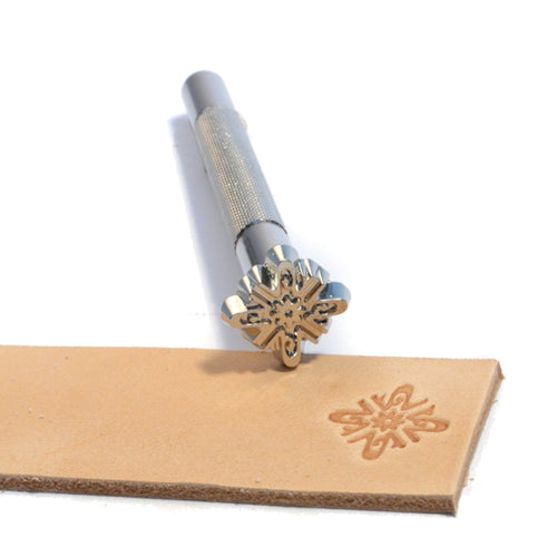 Load image into Gallery viewer, Geometric Scroll Work Craftool Stamp from Identity Leathercraft
