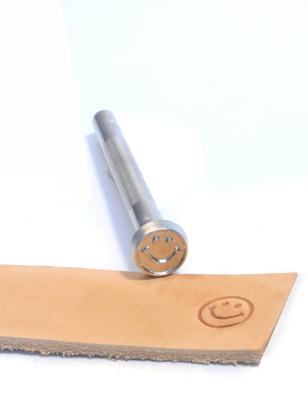 Happy Smiley Craftool Stamp from Identity Leathercraft