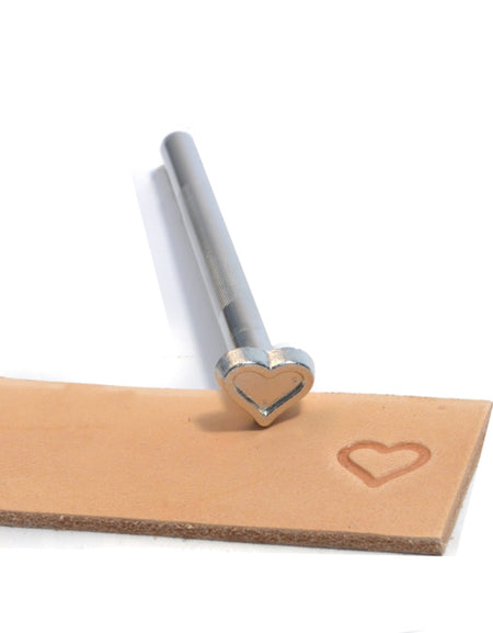 Large Heart Craftool Stamp from Identity Leathercraft
