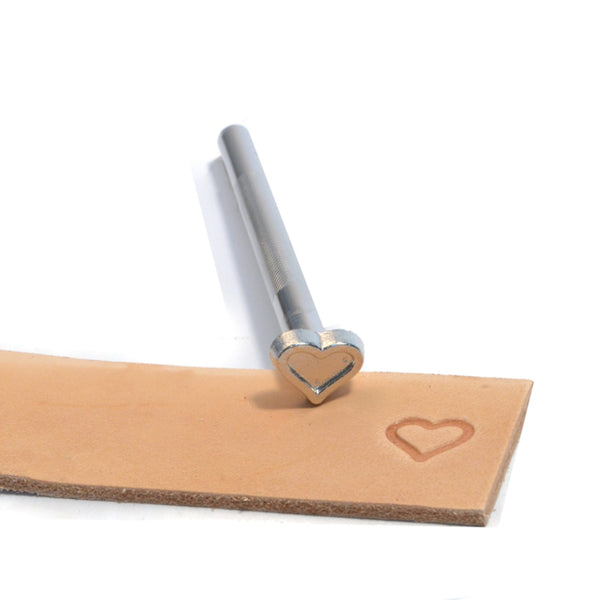 Large Heart Craftool Stamp from Identity Leathercraft