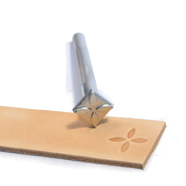 Geometric Petal Craftool Stamp from Identity Leathercraft