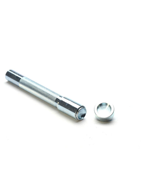 Setting tool for decorative metal spots (studs) for leathercraft