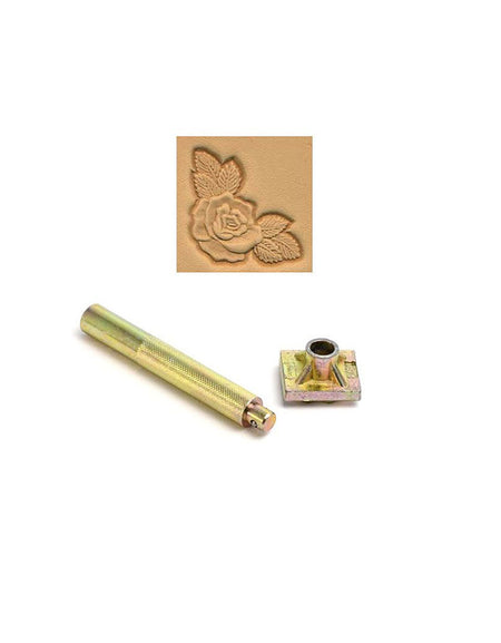 Rose Corner 3D Embossing Stamp