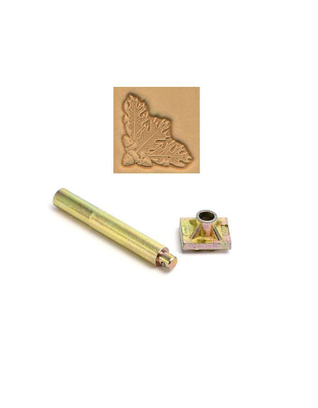 Oak Leaf Corner 3D Embossing Stamp