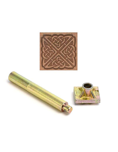 Celtic Knot Square 3D Embossing Stamp