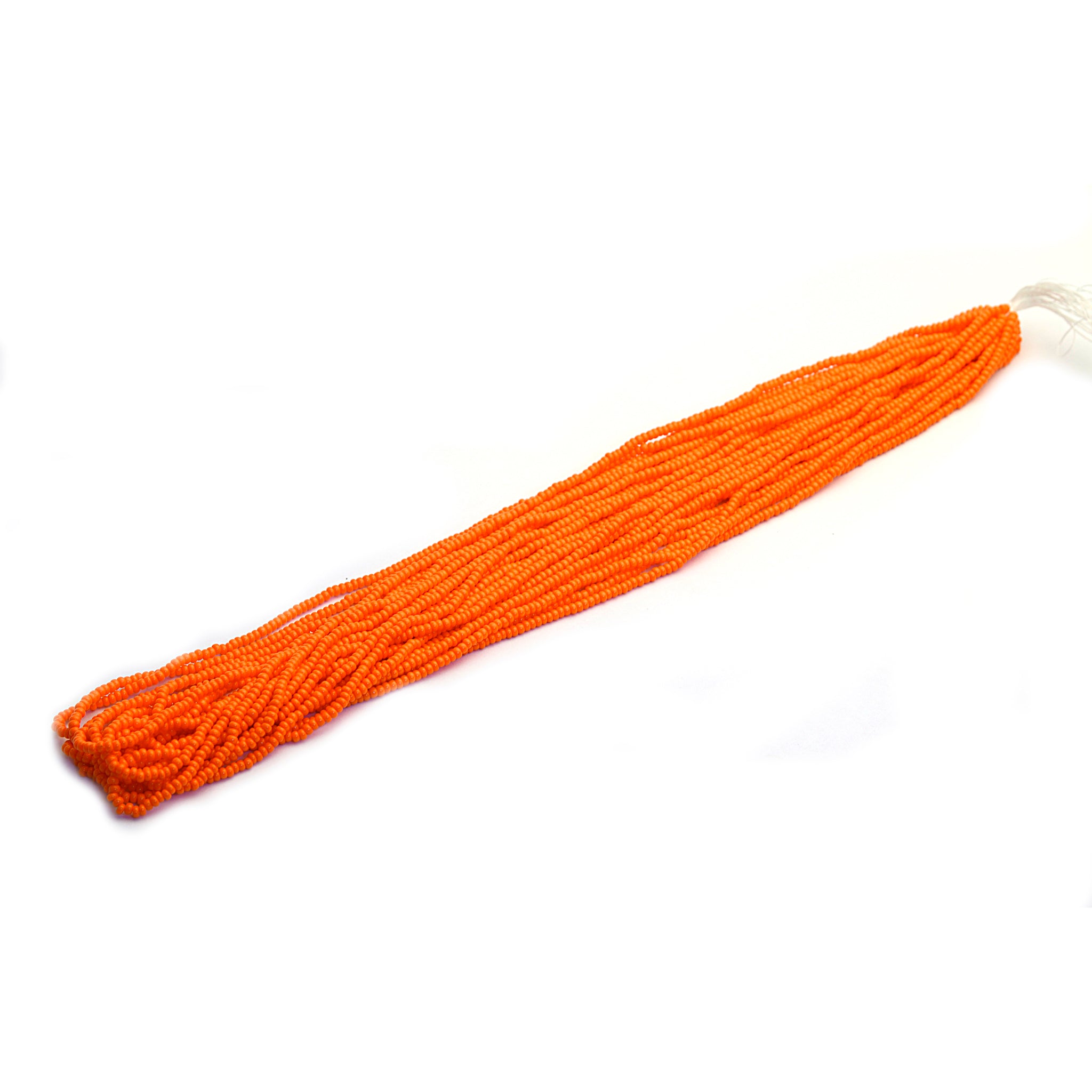 Orange Opaque Czech Seed Beads from Identity Leathercraft