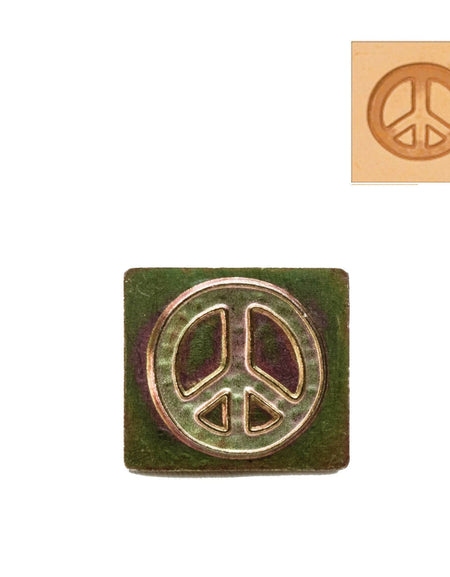 Peace 3D Embossing Stamp from Identity Leathercraft