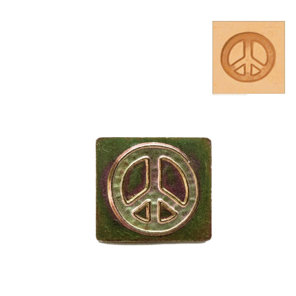 Peace 3D Embossing Stamp from Identity Leathercraft