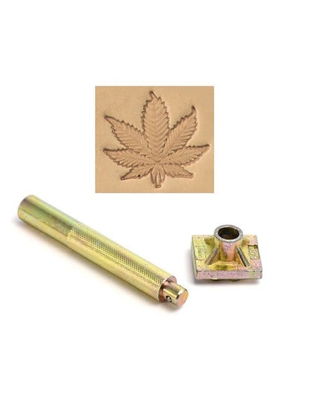 Hemp Leaf 3D Embossing Stamp