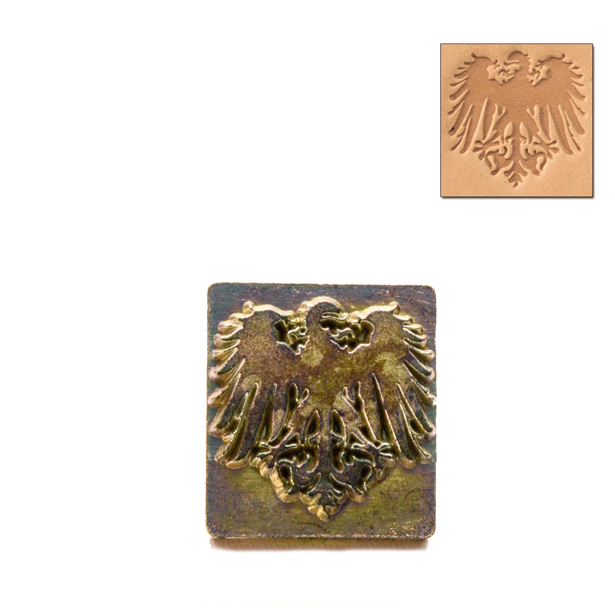 Heraldic Eagle 3D Embossing Stamp from Identity Leathercraft
