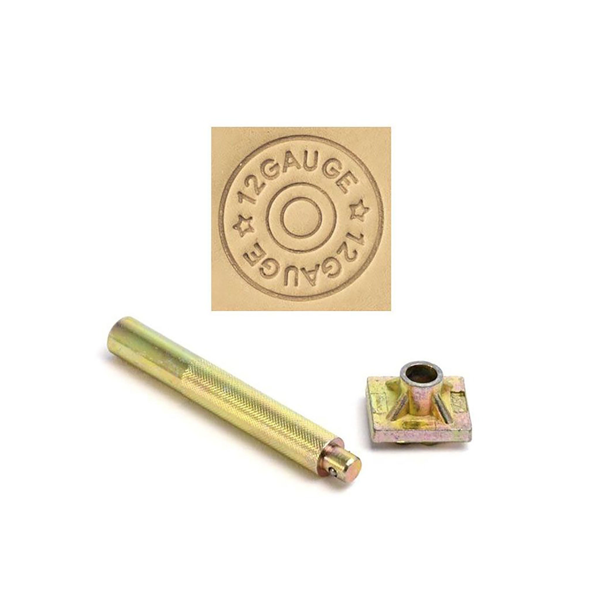 Shotgun cartridge leather stamp | identityleathercraft
