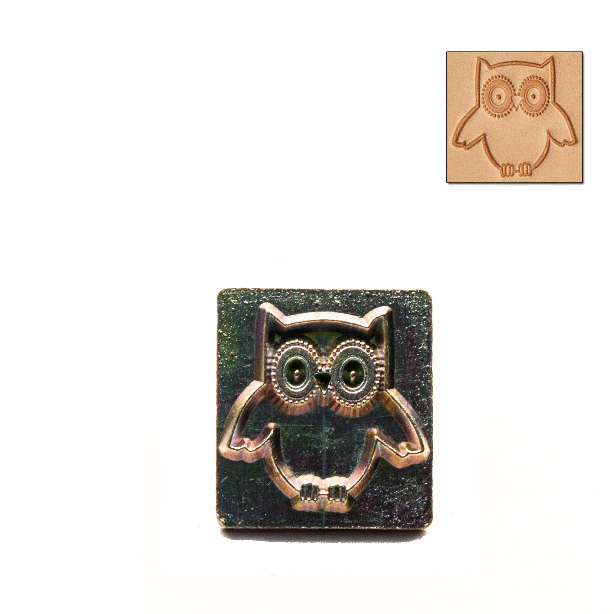 Owl 3D Embossing Stamp from Identity Leathercraft