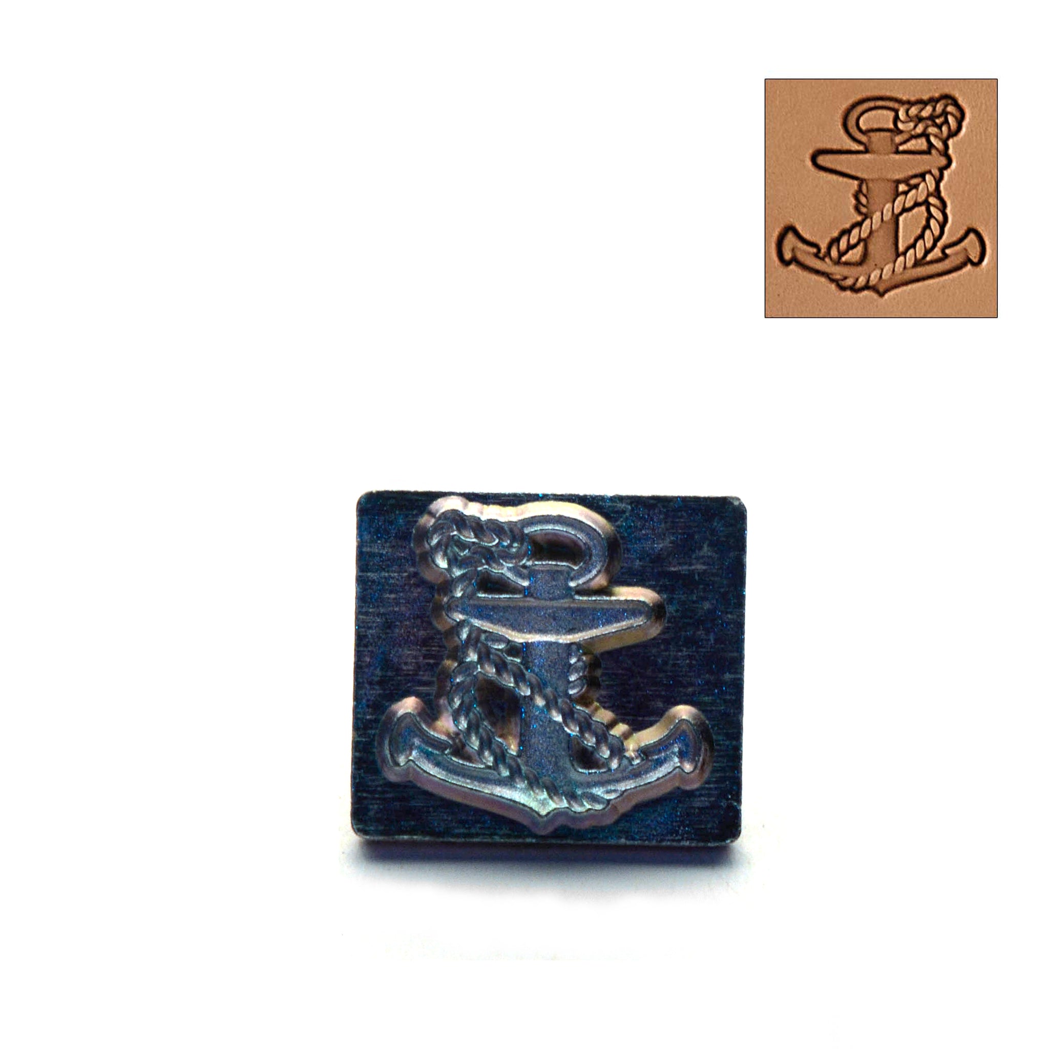Nautical Anchor 3D Embossing Stamp from Identity Leathercraft