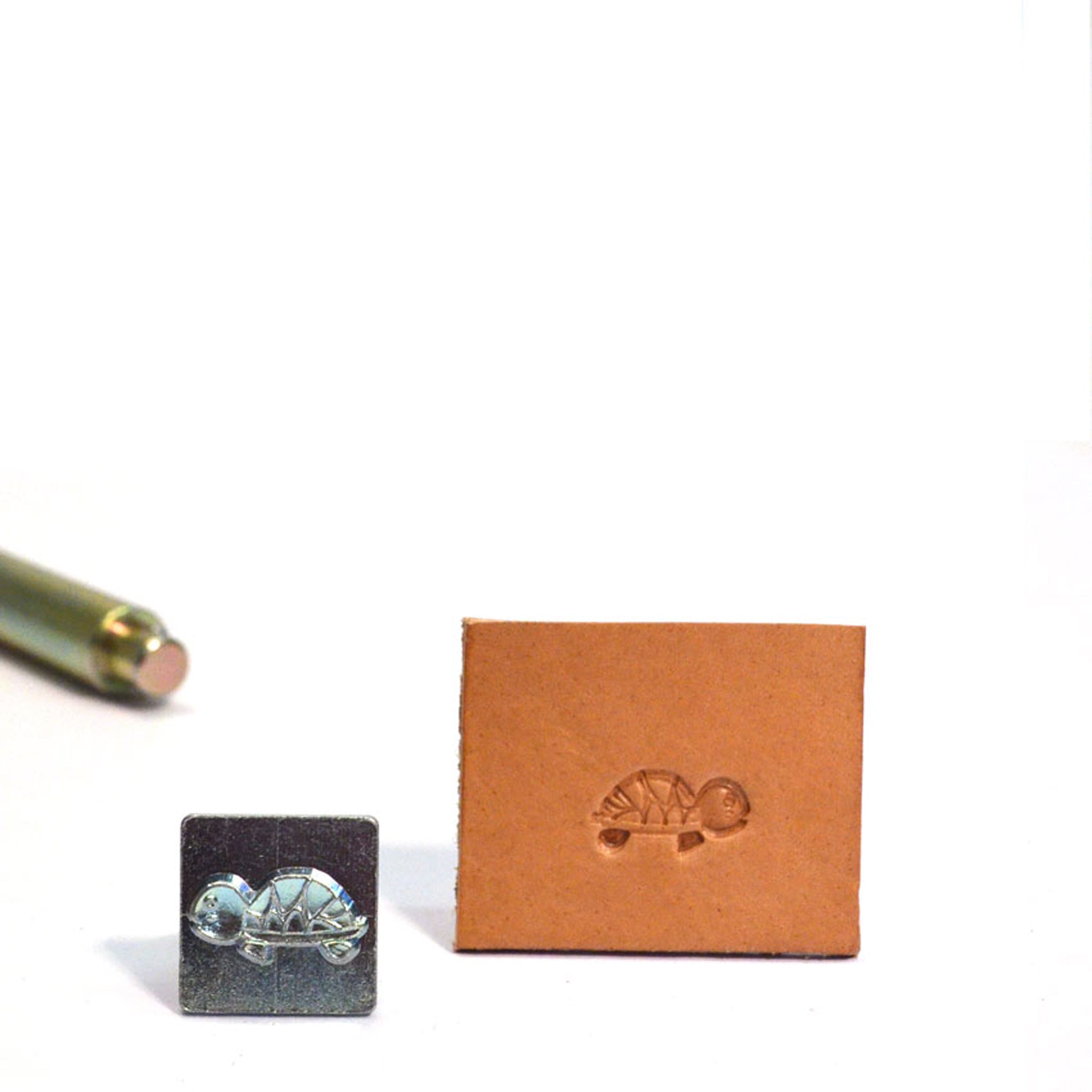 Turtle/Tortoise Mini 3D Embossing Stamp from Identity Leathercraft