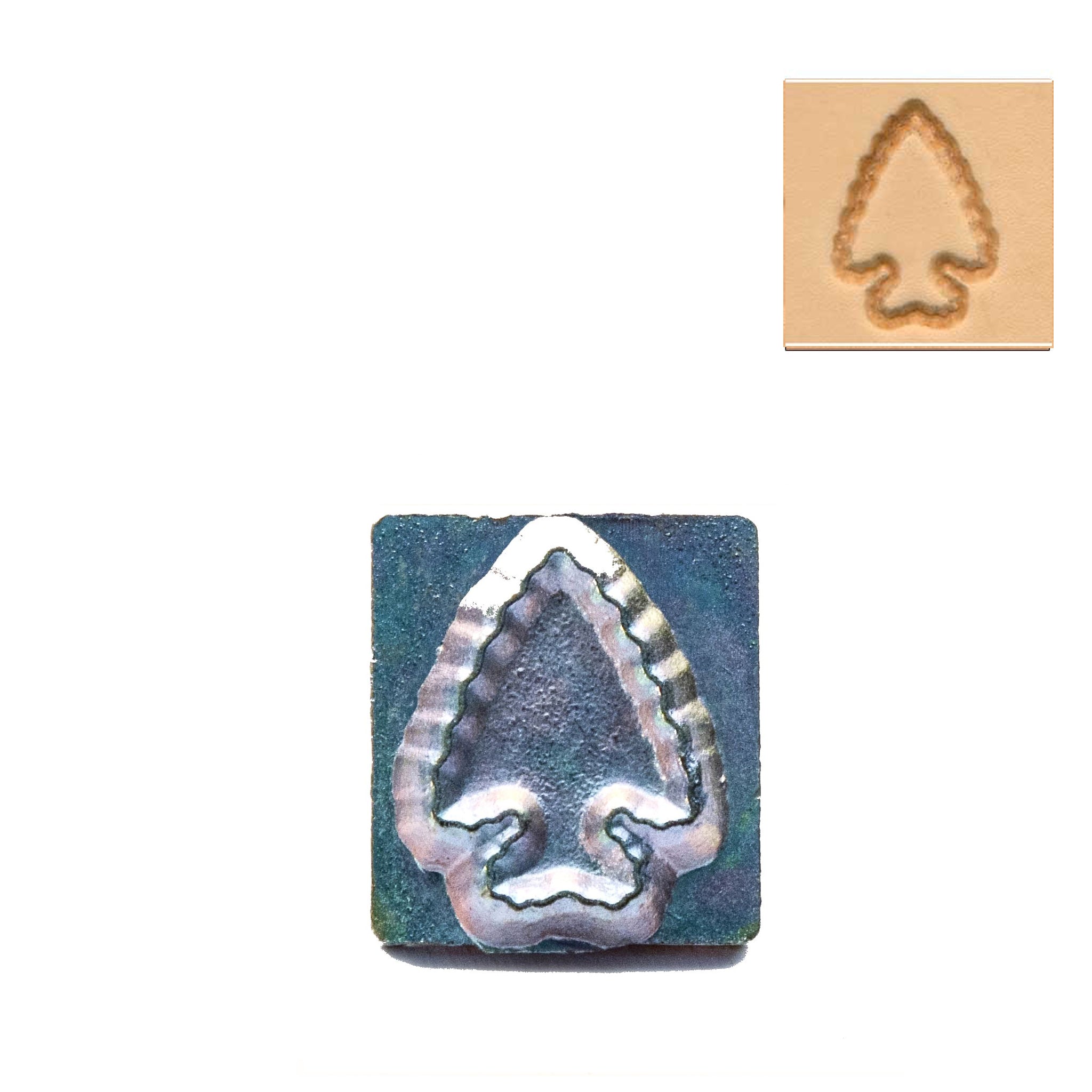 Arrow Head 3D Embossing Stamp from Identity Leathercraft