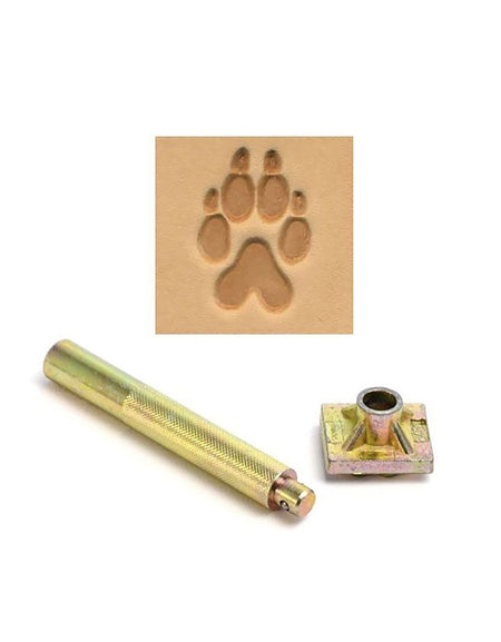 Wolf Track 3D Embossing Stamp