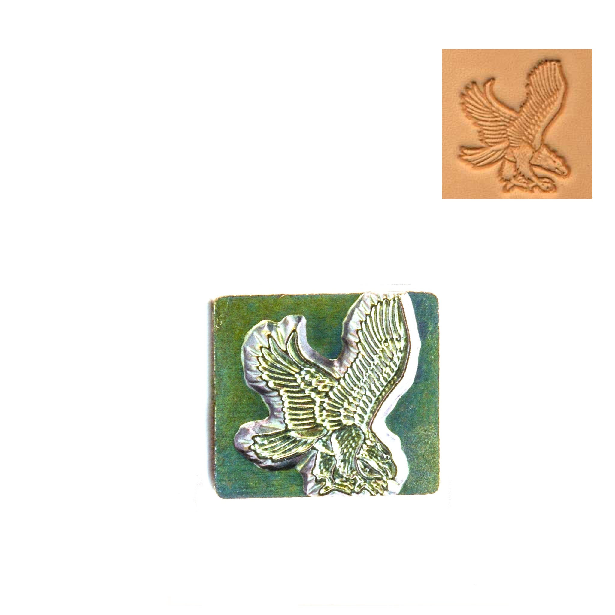 Eagle Flying 3D Embossing Stamp - Right from Identity Leathercraft