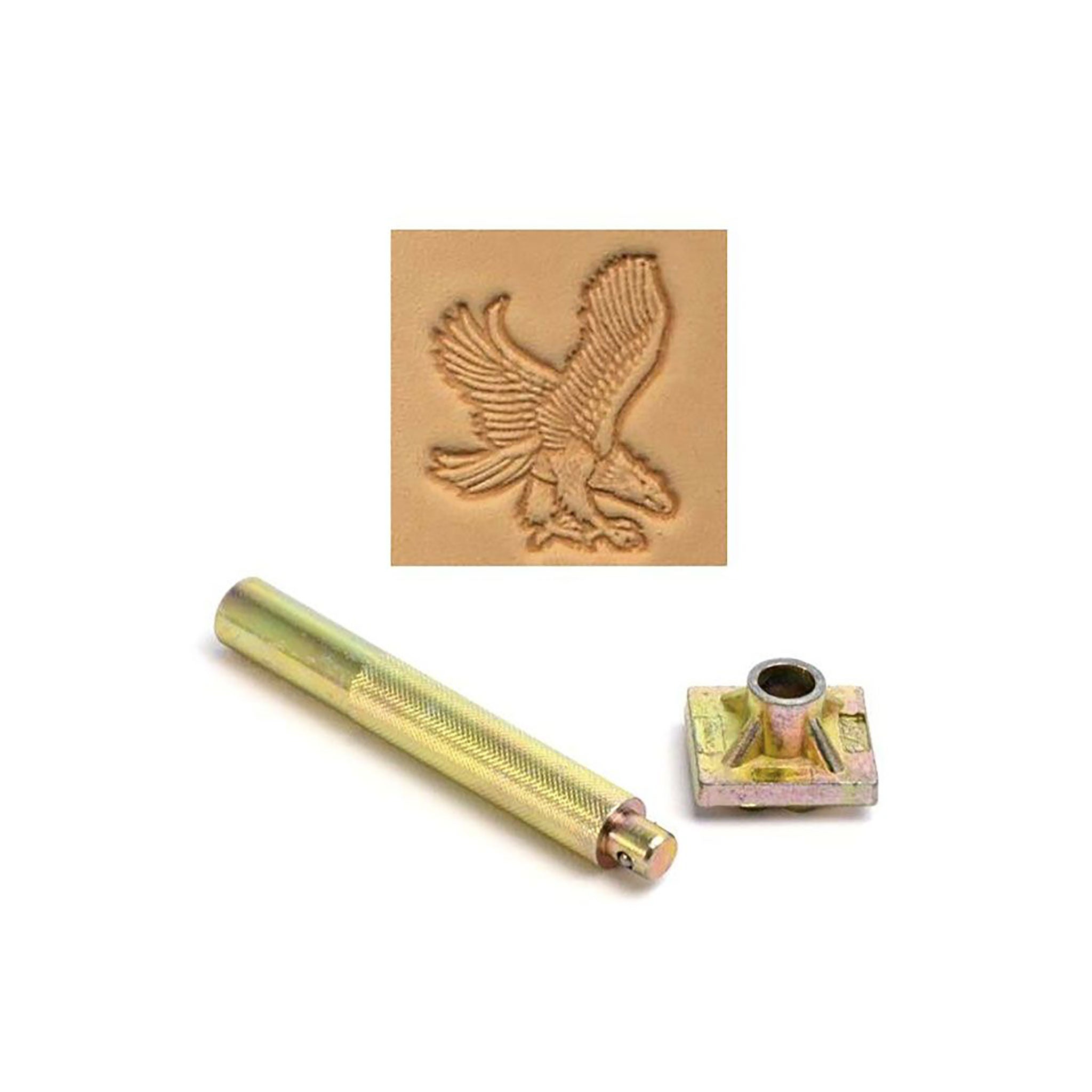 Eagle Flying 3D Embossing Stamp - Right