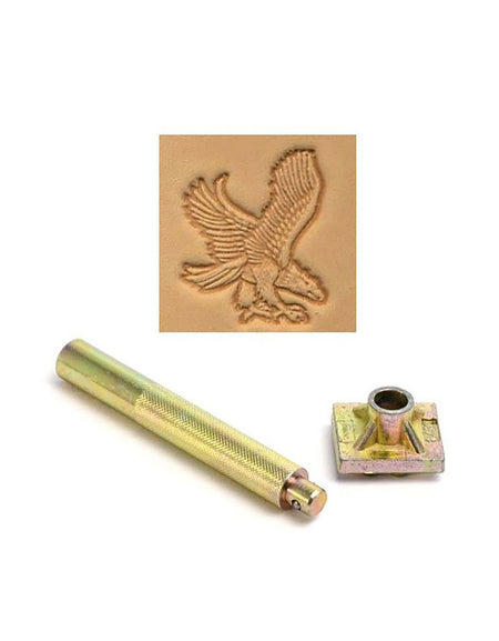 Eagle Flying 3D Embossing Stamp - Right