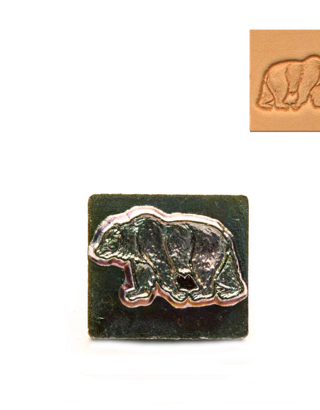 Bear 3D Embossing Stamp from Identity Leathercraft