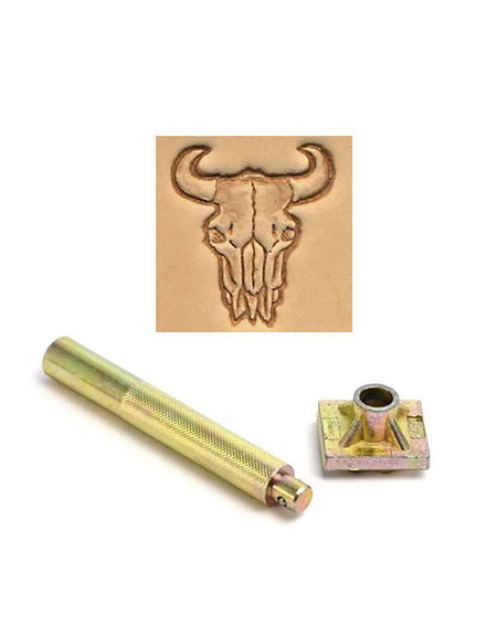 Cow Skull 3D Embossing Stamp