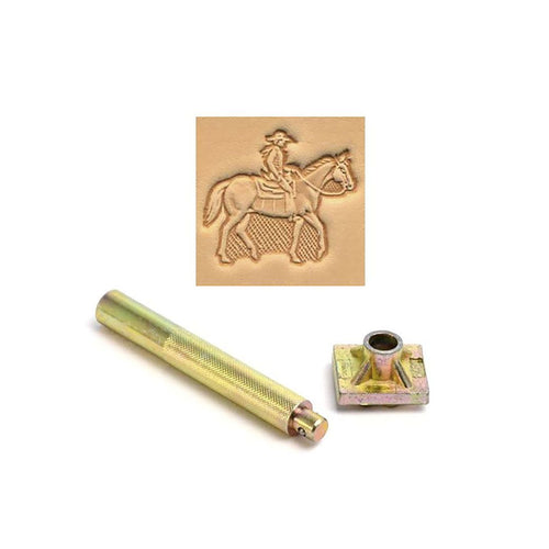 Load image into Gallery viewer, Horse &amp; Rider 3D Embossing Stamp
