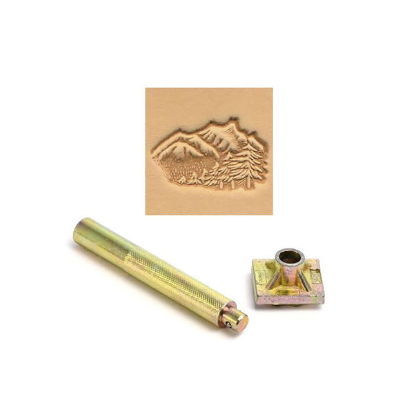 Mountain Scene 3D Embossing Stamp