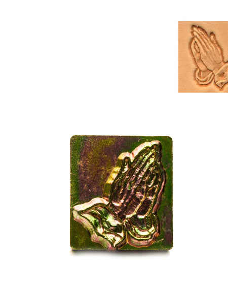 Praying Hands 3D Embossing Stamp from Identity Leathercraft