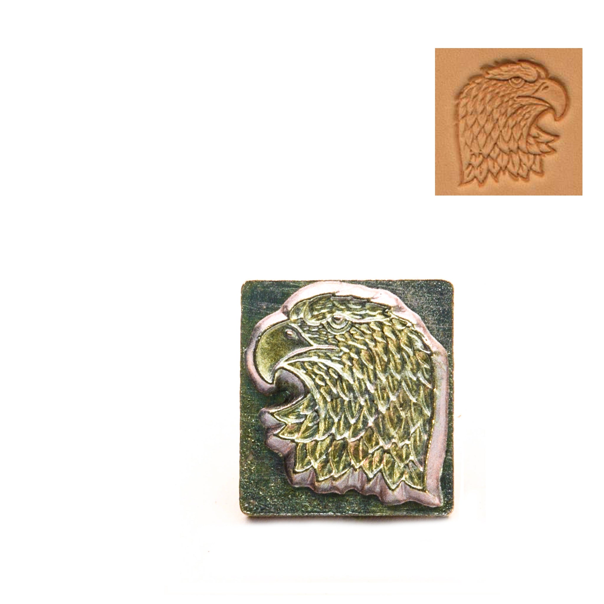 Eagle Head 3D Embossing Stamp - Right from Identity Leathercraft