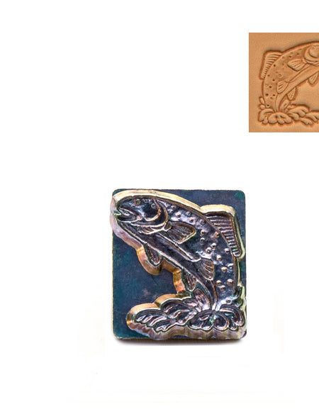 Fish 3D Embossing Stamp from Identity Leathercraft