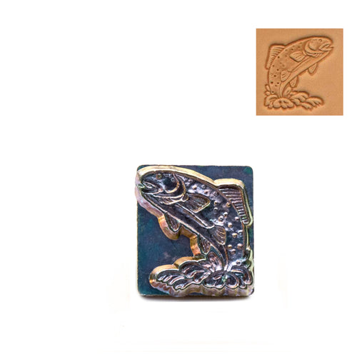 Load image into Gallery viewer, Fish 3D Embossing Stamp from Identity Leathercraft
