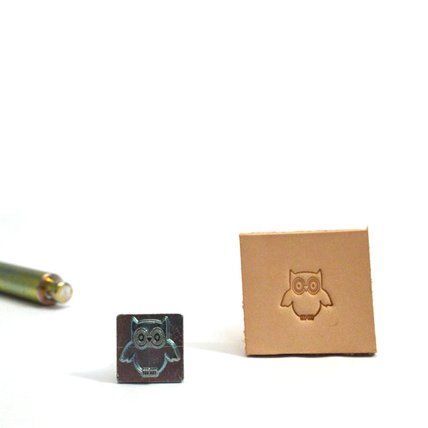 Owl Mini 3D Embossing Stamp from Identity Leathercraft