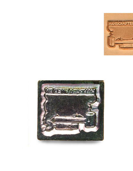 Handcrafted by Image 3D Embossing Stamp Identity Leathercraft